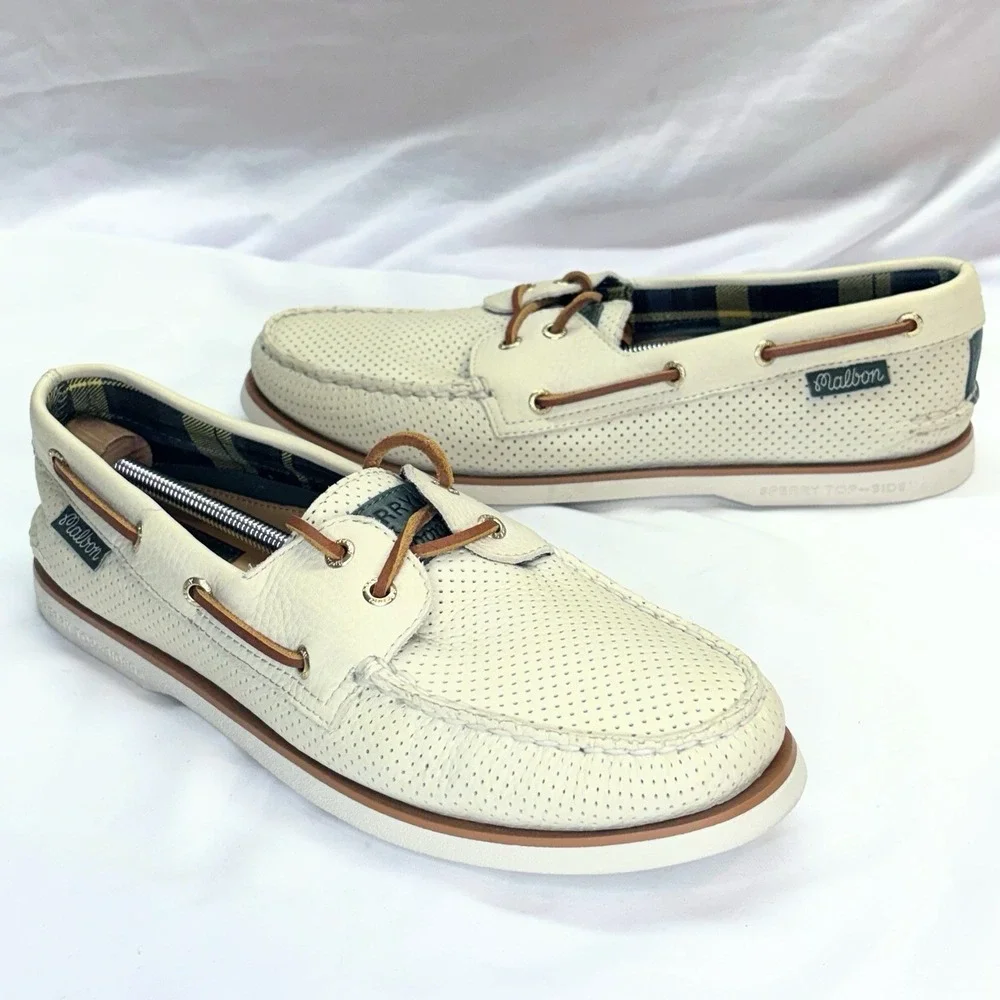 SPERRY X MALBON Authentic Original Boat Shoe MEN'S US 11 M Leather STS25222